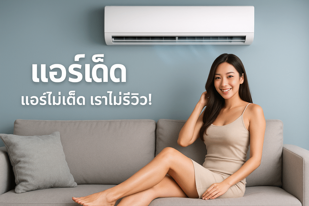 📌 แอร์เด็ด – รีวิวที่ไว้ใจได้ เลือกแอร์ไม่ผิดตัวอีกต่อไป!