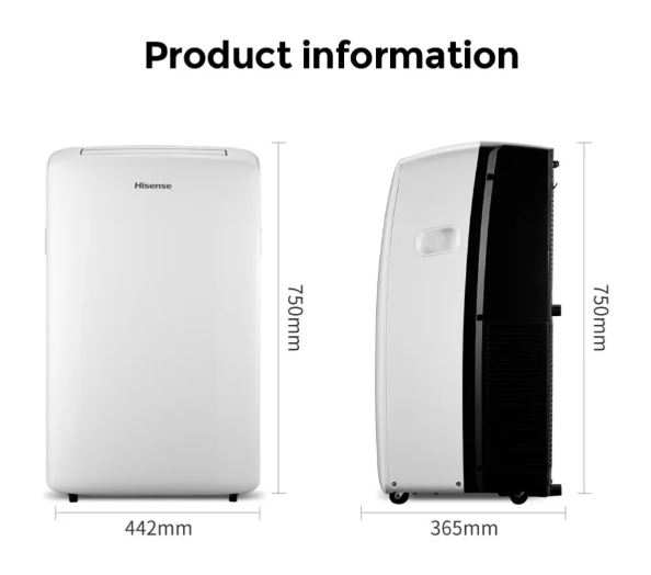 เจาะลึกสเปก Hisense แอร์เคลื่อนที่ 12000 BTU รุ่น AP-12CR4RNXS00: ประสิทธิภาพที่เหนือกว่าที่คุณคาดหวัง!